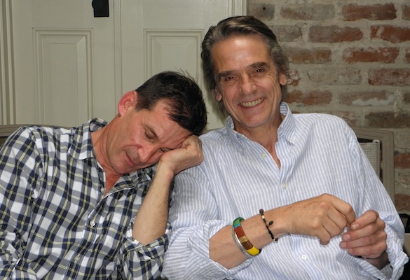 Andy Lauer and Jeremy Irons